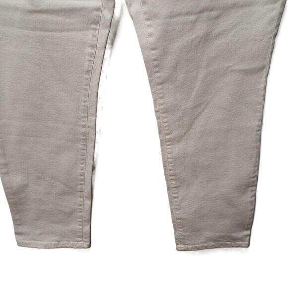 NYDJ Womens White Skinny Ankle Jeans Size 12 Liftx Nip Tuck NEW - Picture 5 of 11